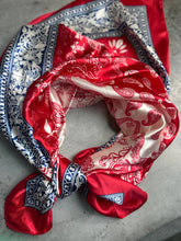 Red White and Blue Rare Bird Bandana Wild Rag