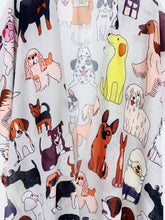 Grey Multi Cutest Puppy Kimono