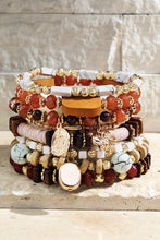 Pink Sand Multi Layered Natural Stone Bracelet