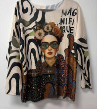 Multicolor Cosy Frida Magnifique Printed Sweater