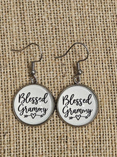Handmade Blessed Grammy Earrings, Allergy Free, Grandma Birthday Gift