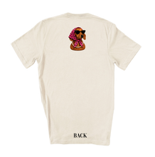 Natural Dottie the Dachshund Dogue Glam Dog Rhinestone Graphic Tee