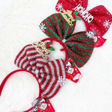 Decorated Bow Christmas Headband: MIX COLOR / ONE(12)