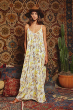 Yellow Multi Tie Dye Flowing Maxi Slip Bucketlist Dress