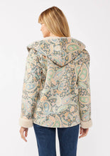 Midnight Blush Long Sleeve Hooded Lovestitch Jacket with Pockets