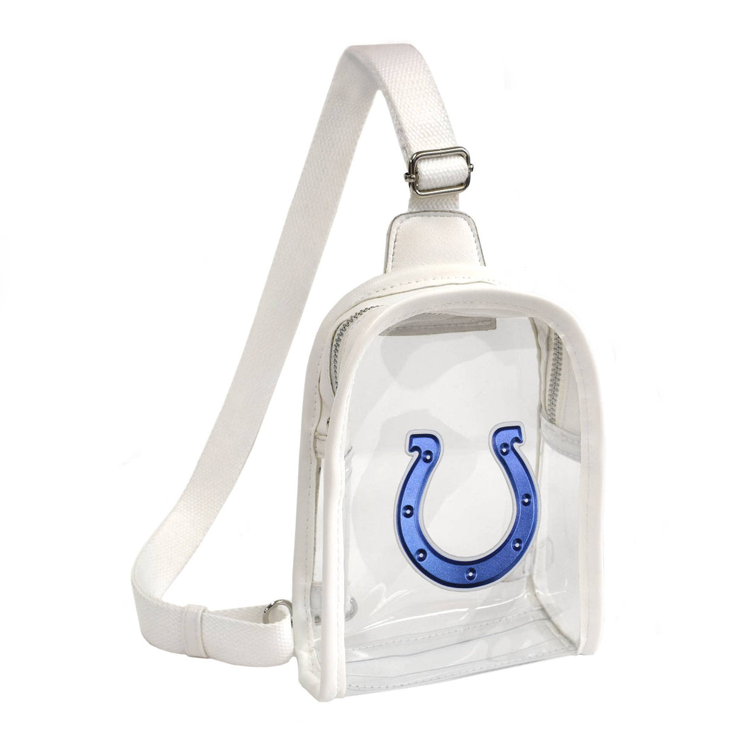 NFL Indianapolis Colts Clear 3D Mini Sling