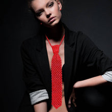 Cream Pearl Neck Tie Necklace