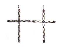 Turquoise Western Turquoise Cross Earring