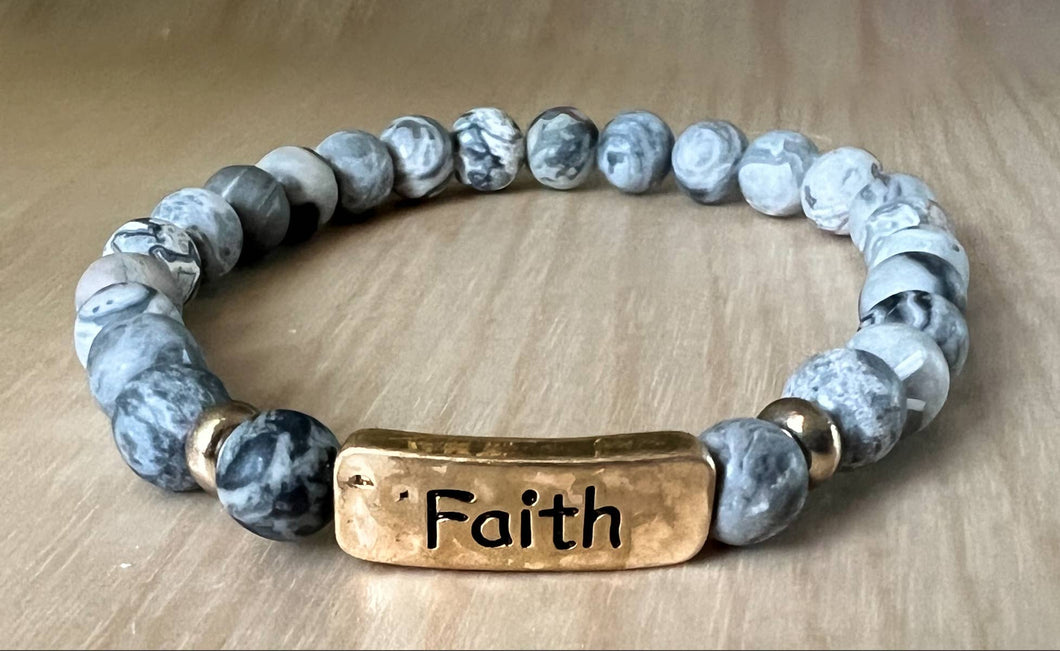Faith Beaded Bracelet - Eden Merry Bracelet