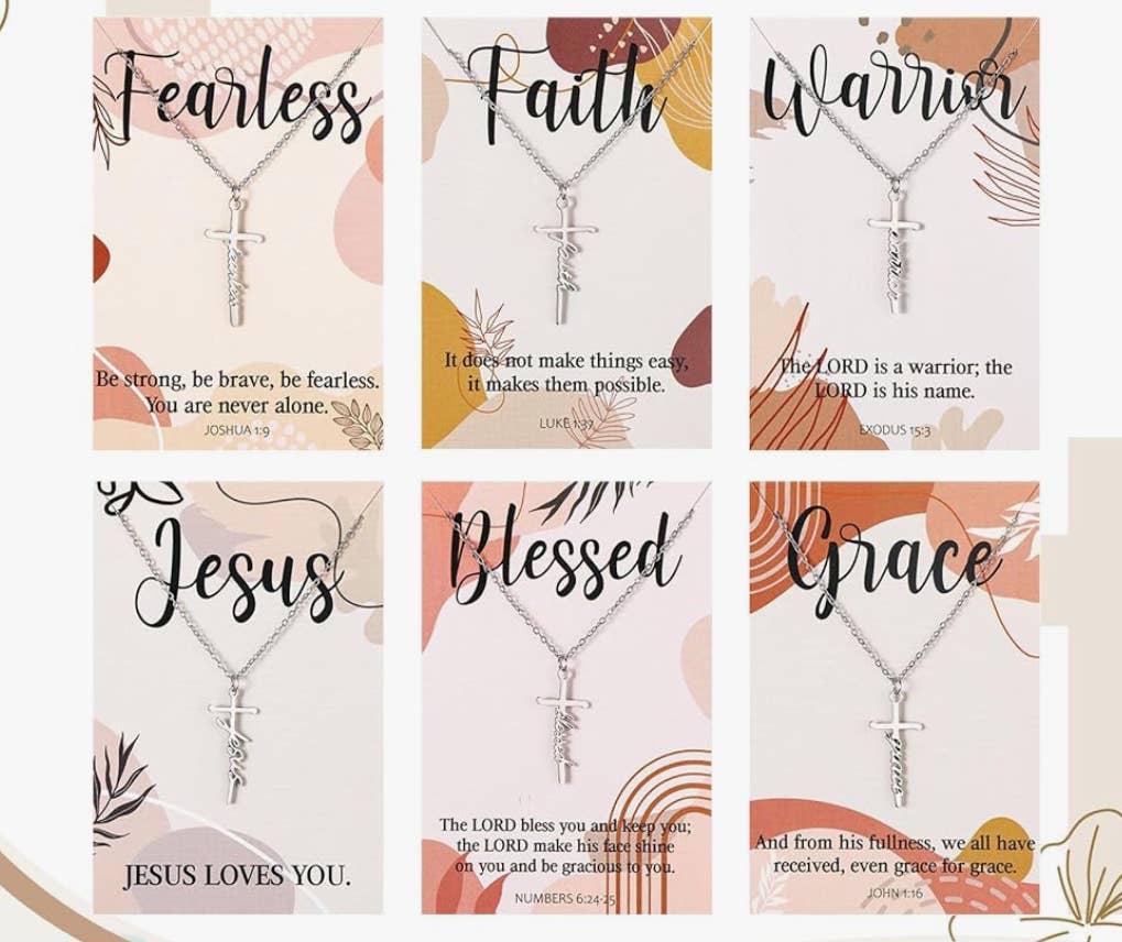 Religious cross necklaces 