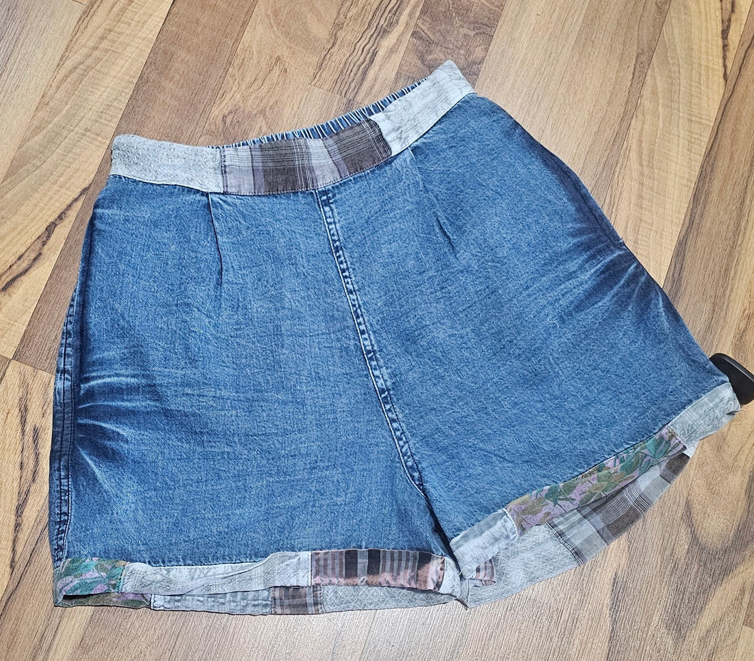 Denim Artisan Boho Shorts