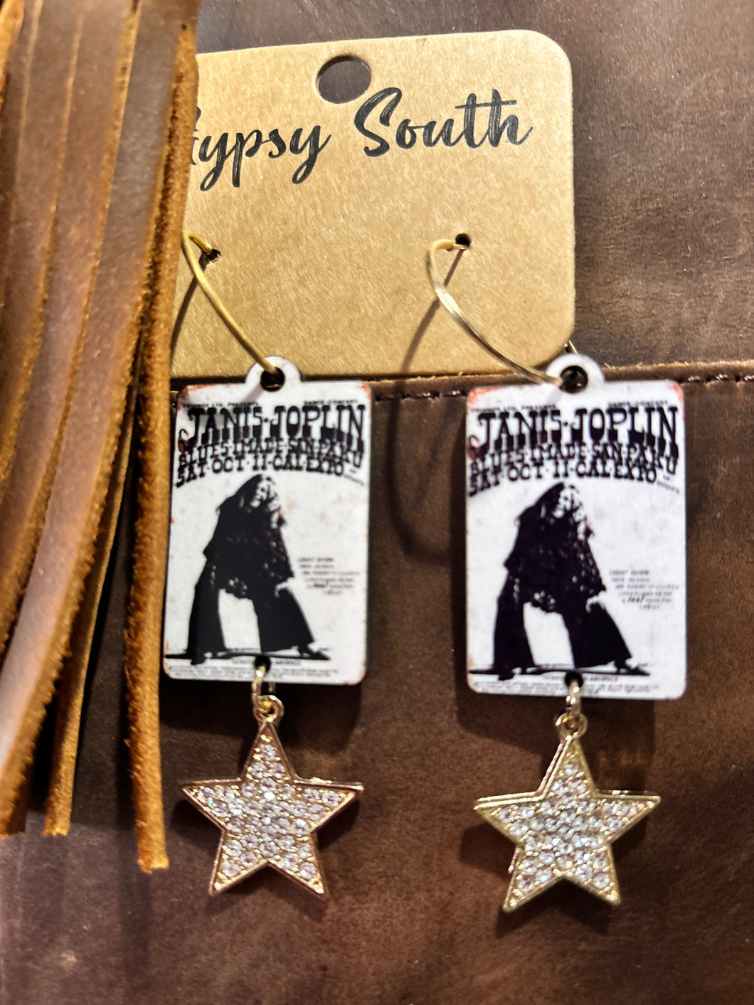 Gypsy South Janis Joplin Earrings 4/17/25 9771