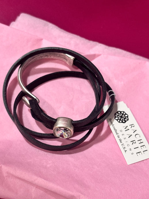 Black Wrap Rachel Marie Bracelet 5/4/26 1287