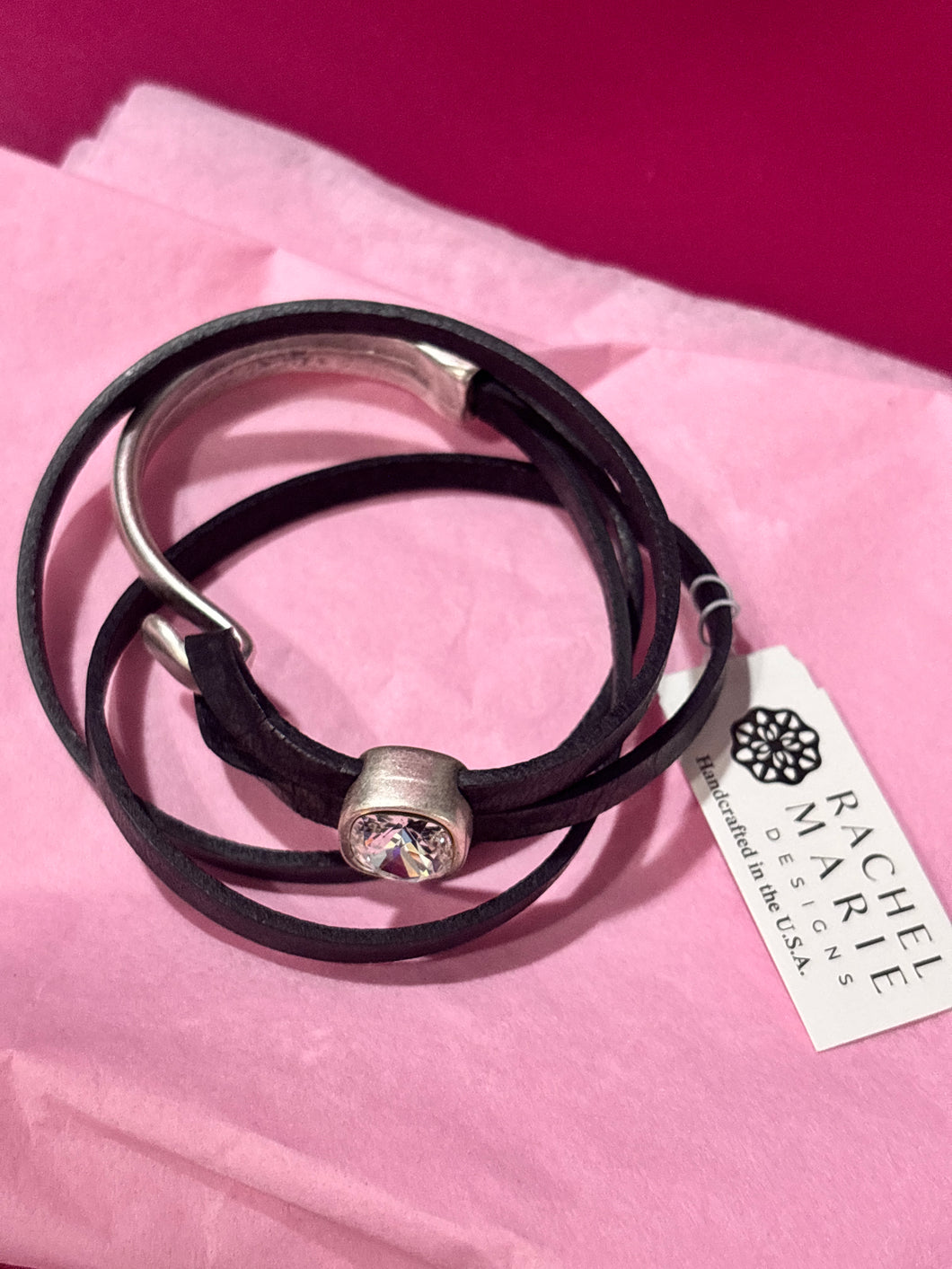 Black Wrap Rachel Marie Bracelet 5/4/26 1287