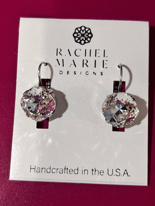 Small Clear Crystal Rachel Marie Earrings 5/4/26 1292