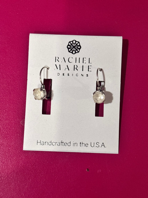 Small Clear Rachel Marie Earrings 5/4/26 1294