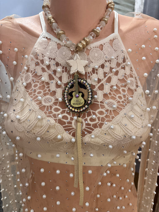 Star Guitar Gypsy South Necklace 4/29/25 9824