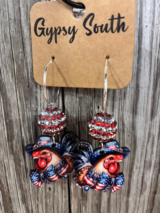 America Chicken Gypsy South Earring 4/29/25 9826