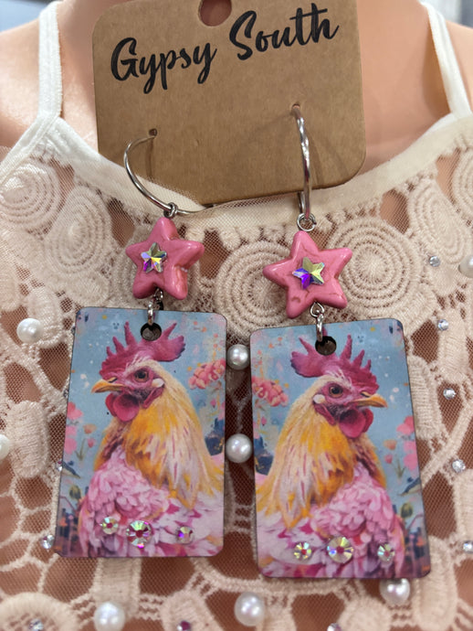 Fabulous Chicken Gypsy South Earring 4/29/25 9830