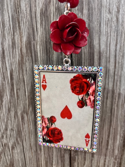 Ace of Hearts Gypsy South Necklace 4/29/25 9851