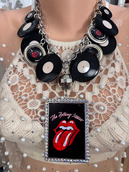Rolling Stone Record Gypsy South Necklace 4/29/25 9853
