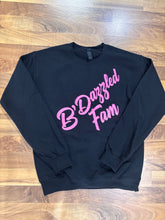 Black Glitter Puff BDazzled Fam Sweatshirt