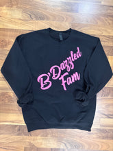 Black Glitter Puff BDazzled Fam Sweatshirt