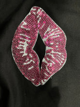Black Fuchsia Valentine Lips Sequin Patches Bibi Pullover 12/27/23 7799