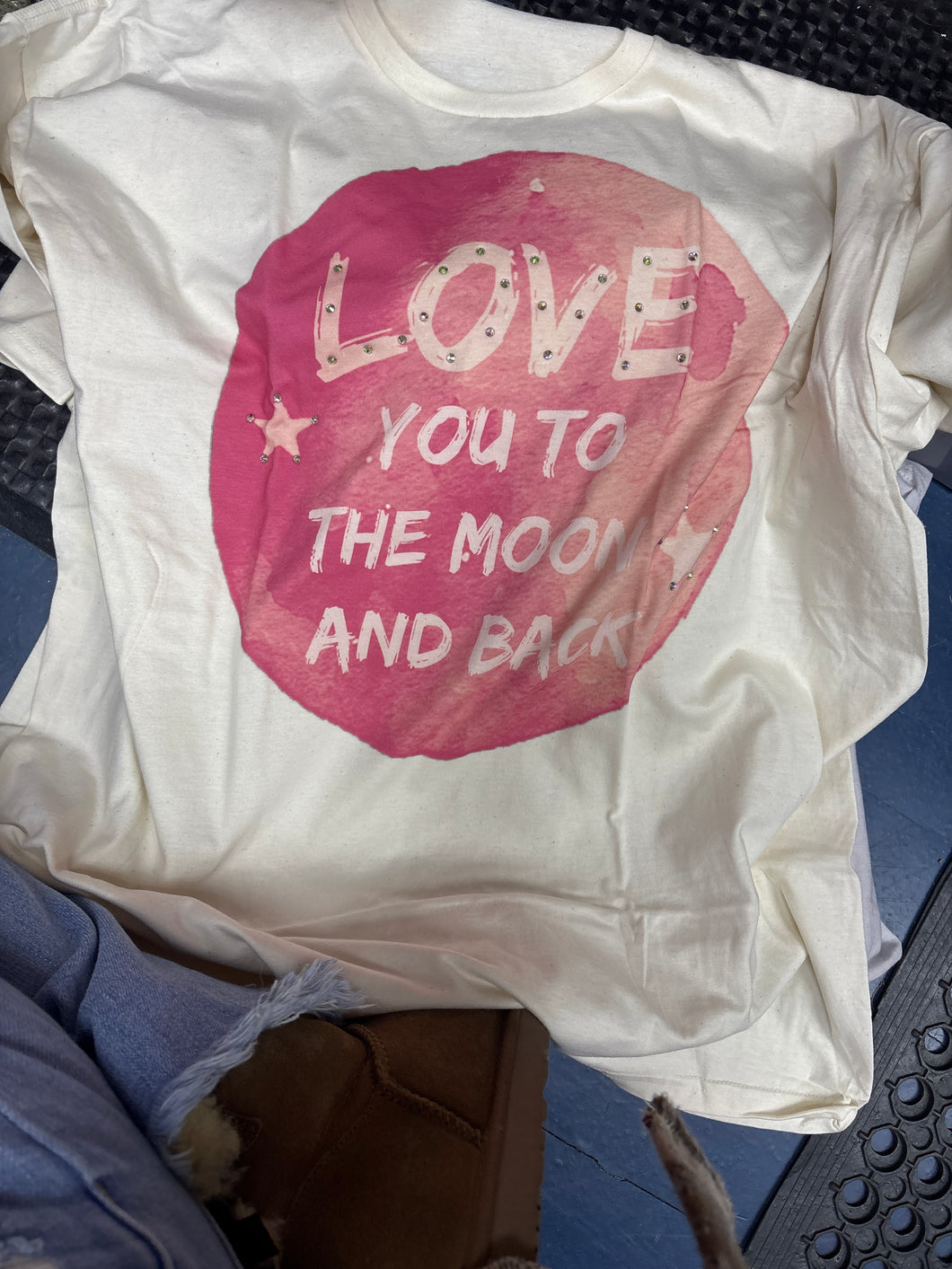 Natural Love You to the Moon Tee