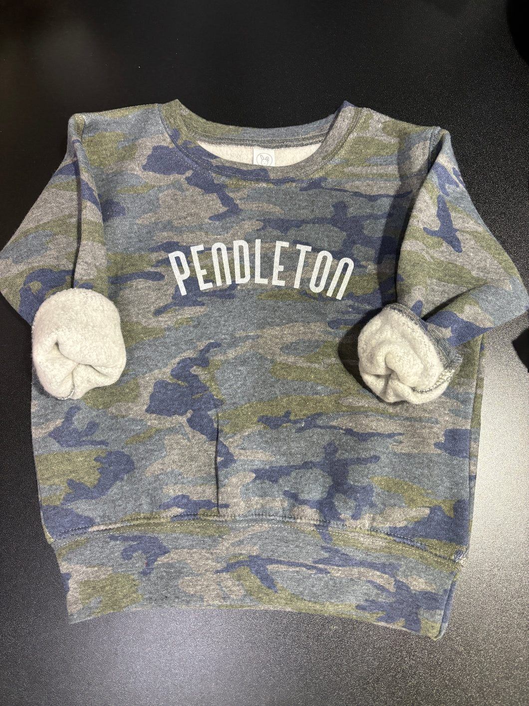 Camo Pendleton Kids Sweatshirt 1/19/24 7913