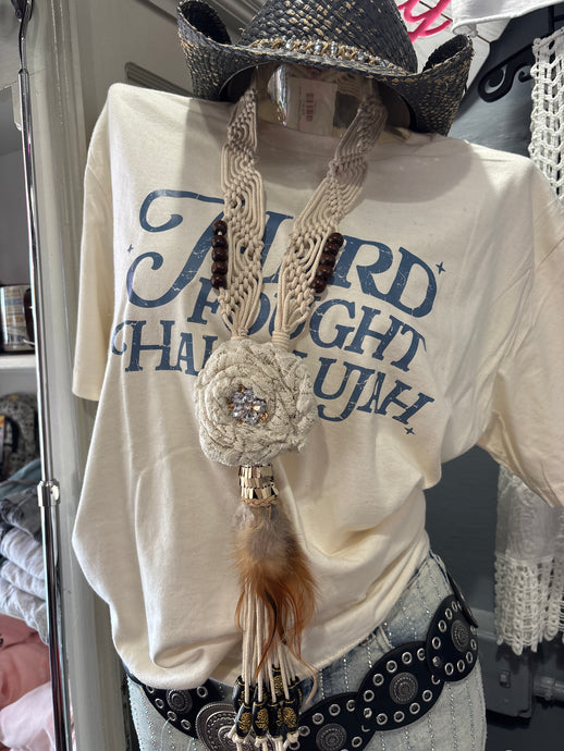 White Rose AliCat Necklace 7/1/25 1007