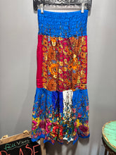 Multi Color Patchwork Smocked Pants