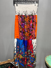 Multi Color Patchwork Smocked Pants