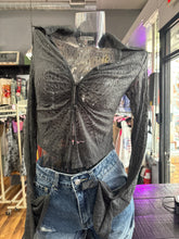 Charcoal Long Sleeve Top  5/20/25 9896