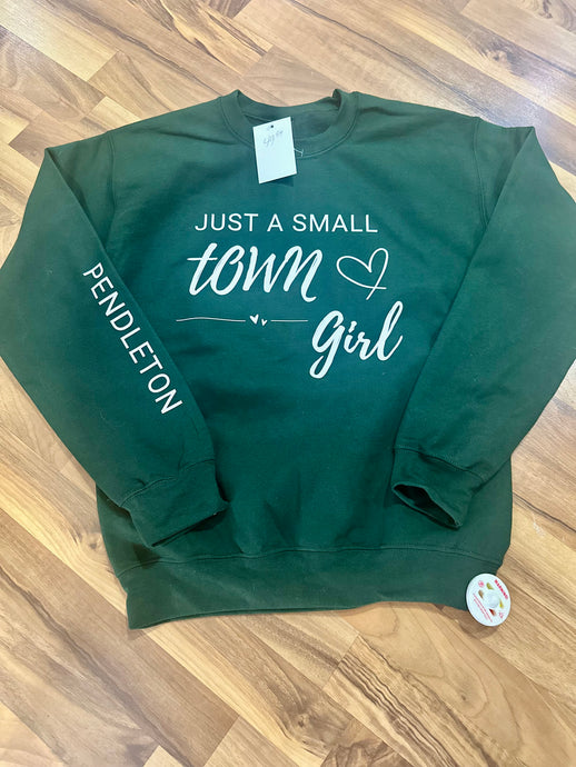 Green Pendleton Small Town Girl Sweatshirt 9/10/25 1151