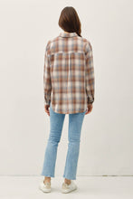 Mocha Cambell Plaid Boxy Shirt