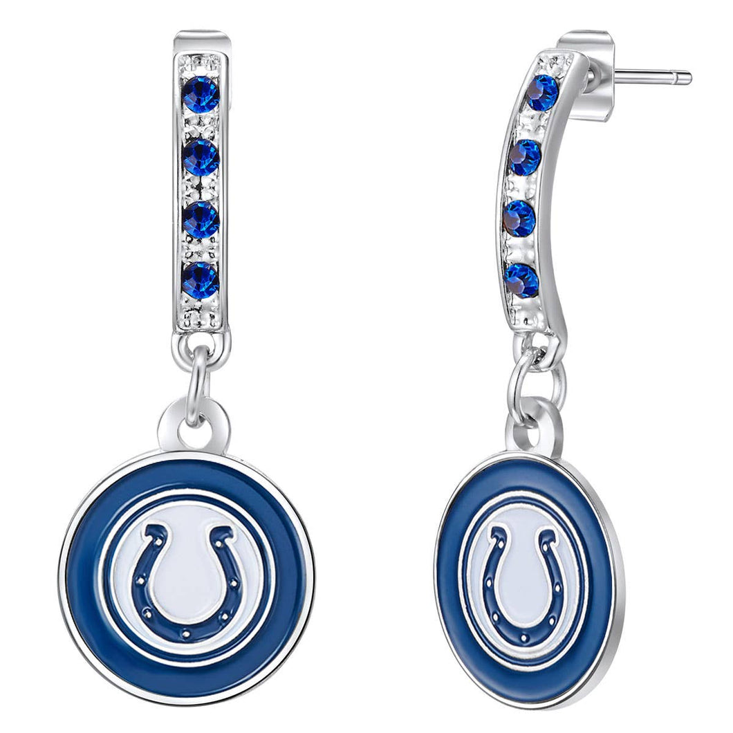 NFL Indianapolis Colts Bar Post Earrings