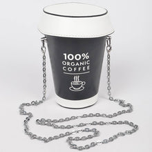 Black Coffee Cup Fun Clutch