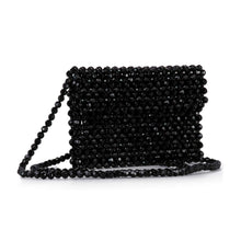 Black Brilliant Beaded Evening Bag