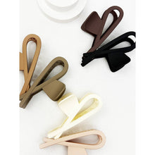 Minimal Design Jumbo Neutral Tone Hair Claw: MIX COLOR / ONE(12)