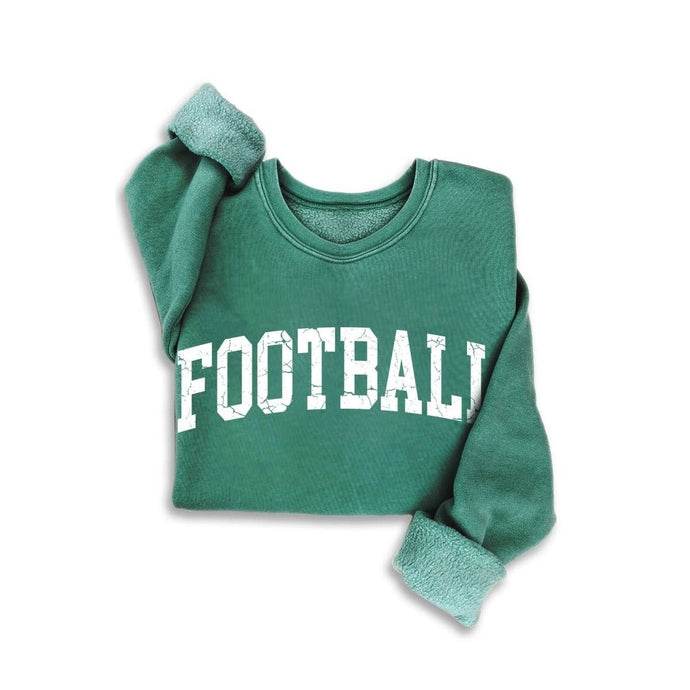 Mineral Dusty Green Football Sweatshirt