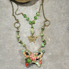 Butterfly Beauty Stone Layered Necklace