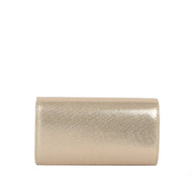 Gold Glitter Edge Envelope Evening Bag