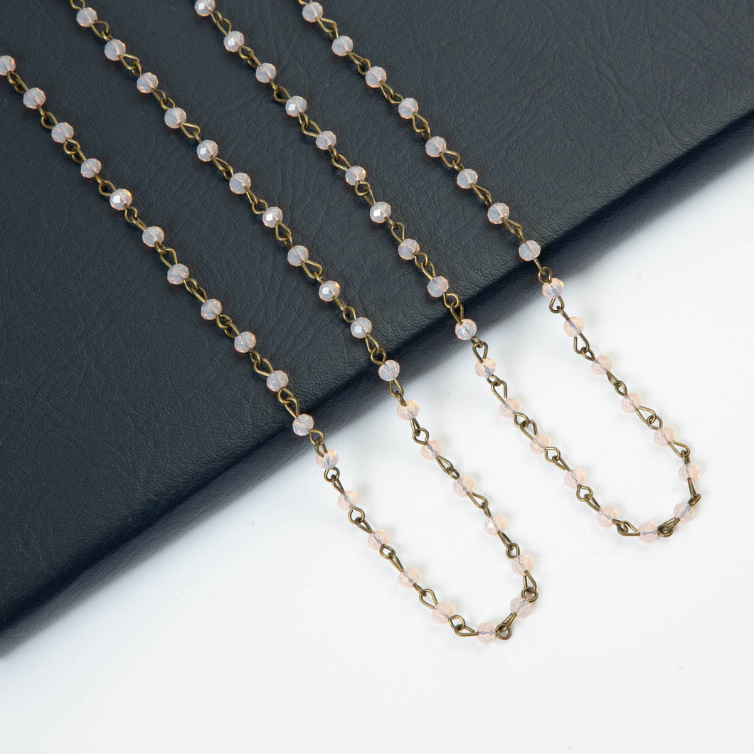 Crystal Beads Chain Necklace