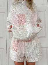 Quilted Pastel Sunkissed Coconut Shorts: