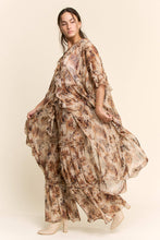 Cheetah Chiffon Davi & Dani Kimono Duster