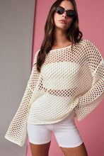 White Reese Loose Fit Cover Up