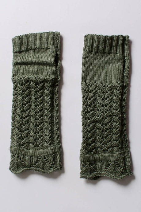 Sage Trendy Winter Arm Warmers