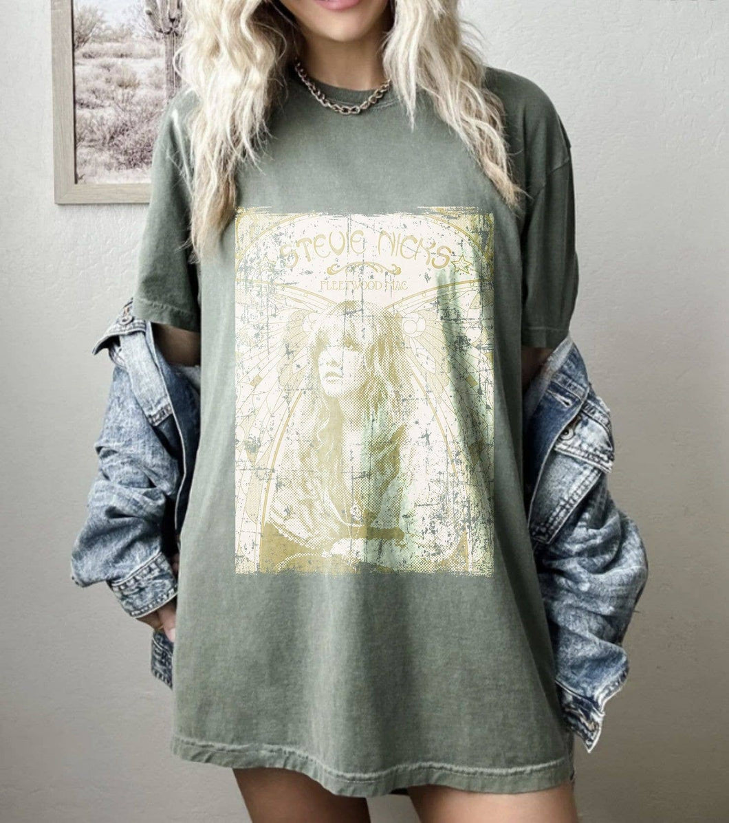 Pepper Enchanting Rock Style Stevie Nicks Graphic Tee