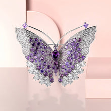 Butterfly Alloy Rhinestone Brooch